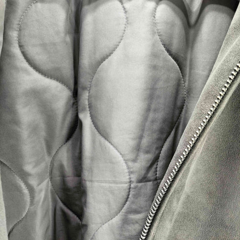 ザラ ZARA 25AW FAUX SUEDE JACKET フェイク スエード キルティング ジャケット メンズ import:XL