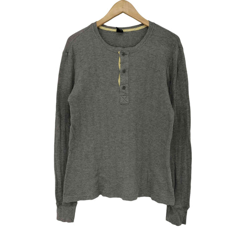 ギャップ Gap 00s OLD ヘンリーネック ロングスリーブ カットソー メンズ import:S