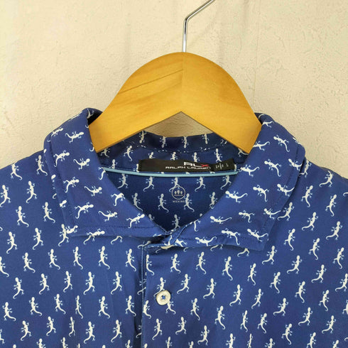 アールエルエックスラルフローレン RLX RALPH LAUREN リザード 総柄 S/S ポロシャツ メンズ JPN:M