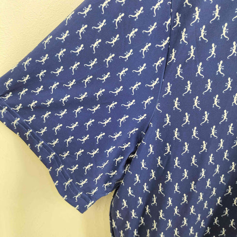 アールエルエックスラルフローレン RLX RALPH LAUREN リザード 総柄 S/S ポロシャツ メンズ JPN:M