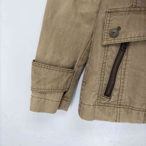 モルガンオム MORGAN HOMME コットン 比翼 ワークジャケット メンズ import:L