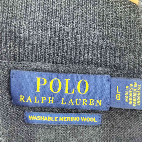 ポロラルフローレン POLO RALPH LAUREN WASHABLE MERINO WOOL ウールハイネックセーター メンズ JPN:L