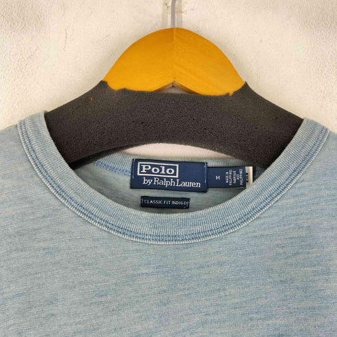 ポロバイラルフローレン Polo by RALPH LAUREN 星条旗 刺繍 クルーネックTシャツ CLASSIC FIT INDIGO メンズ JPN:M