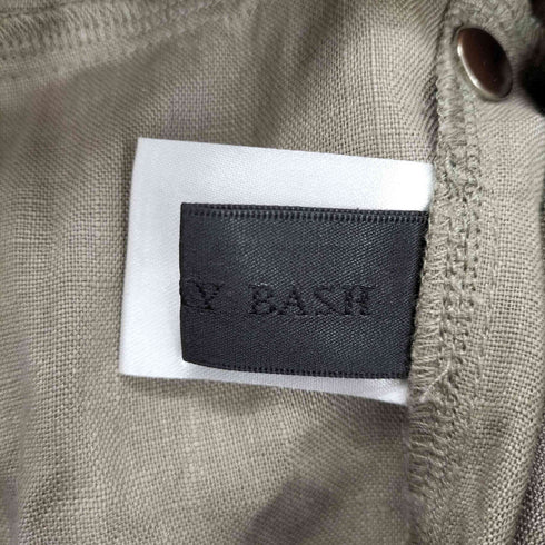 バースデーバッシュ BIRTHDAY BASH リネン100 パフスリーブコンビネゾン レディース