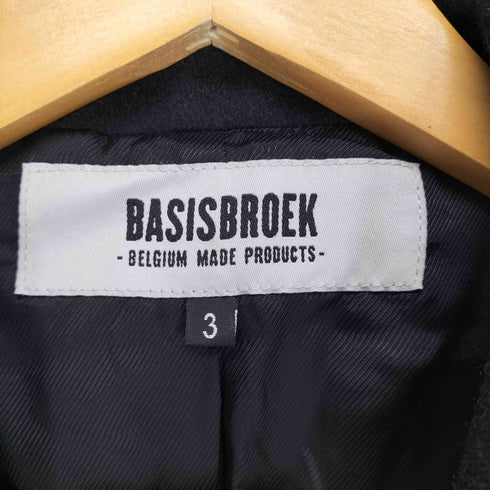 バージズブルック BASISBROEK ダブルチェスターコート メンズ 3