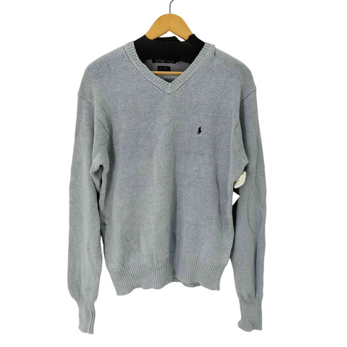 ポロバイラルフローレン Polo by RALPH LAUREN リネン混 vネックニットセーター メンズ import:M
