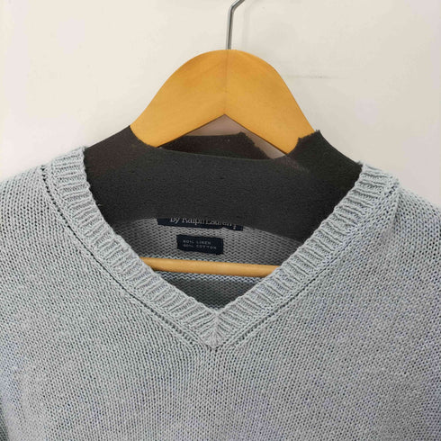 ポロバイラルフローレン Polo by RALPH LAUREN リネン混 vネックニットセーター メンズ import:M
