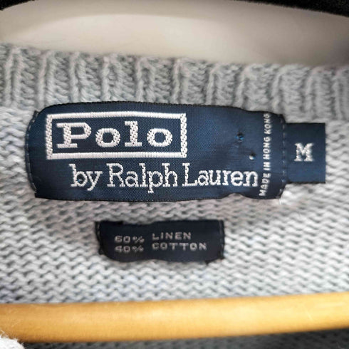 ポロバイラルフローレン Polo by RALPH LAUREN リネン混 vネックニットセーター メンズ import:M