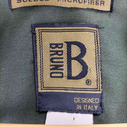 ブルーノ BRUNO SUEDED MICROFIBER スエード開襟シャツ メンズ L