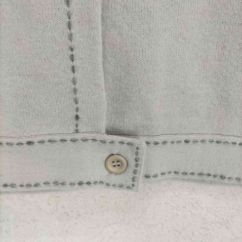 ジユウク 自由区 cashmere カシミヤ混スタンドカラーカーディガン レディース 38
