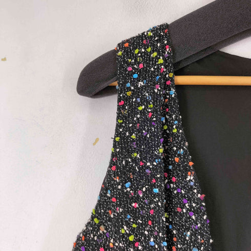 ダイアンフォンファステンバーグ DIANE VON FURSTENBERG ミックスツイード ロングベスト レディース JPN:4