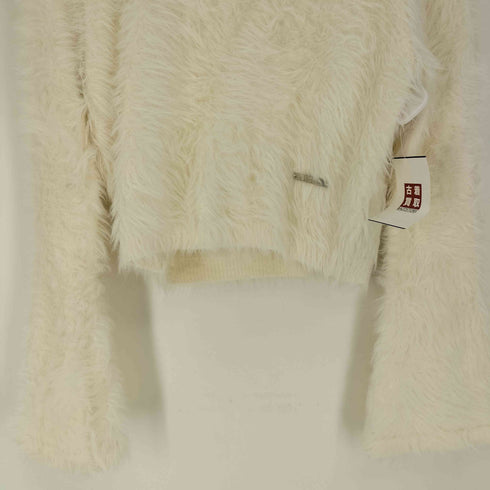 DEHEVE Hairy Flare Sleeve Knit ヘアリーフレアスリーブニット レディース ONE SIZE