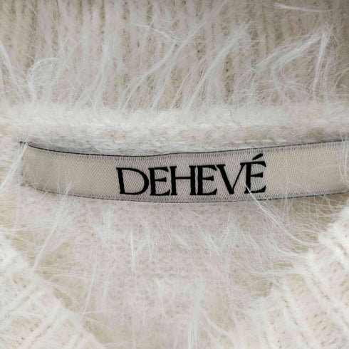 DEHEVE Hairy Flare Sleeve Knit ヘアリーフレアスリーブニット レディース ONE SIZE