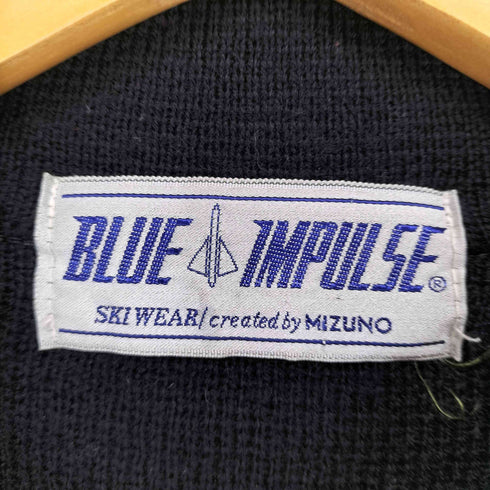 BLUE IMPULSE ウールニットシャツ メンズ