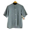 ユナイテッドアローズグリーンレーベルリラクシング UNITED ARROWS green label relaxing ALBINI C/L バンドカラー 半袖 シャツ メンズ import:S