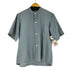 ユナイテッドアローズグリーンレーベルリラクシング UNITED ARROWS green label relaxing ALBINI C/L バンドカラー 半袖 シャツ メンズ import:S