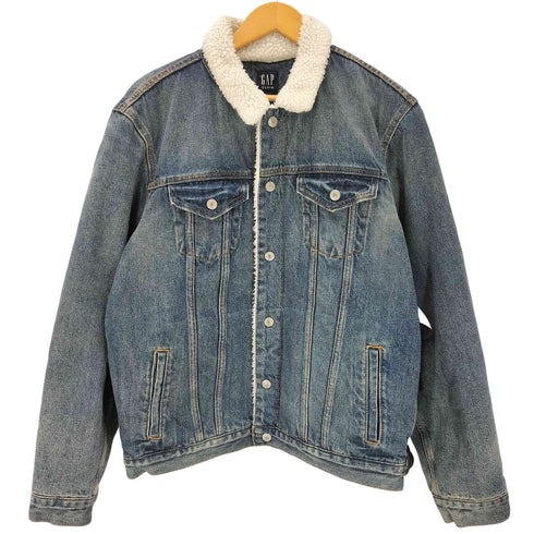 ギャップデニム GAP DENIM 18AW SH SHERPA LINE シェルパ ボアランチ デニム ジャケット メンズ import:L