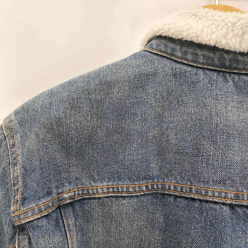 ギャップデニム GAP DENIM 18AW SH SHERPA LINE シェルパ ボアランチ デニム ジャケット メンズ import:L