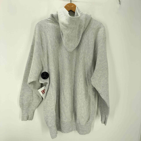 チャンピオン Champion 90S 刺繍タグ 前期 USA製 REVERSE WEAVE カプセルロゴ 3段 プリント プルオーバー パーカー 袖目つき メンズ import:XXL