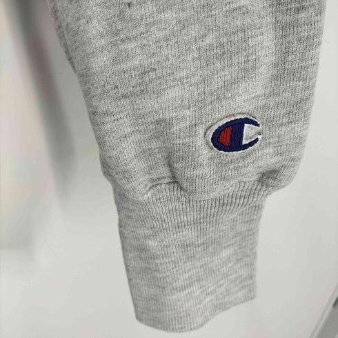 チャンピオン Champion 90S 刺繍タグ 前期 USA製 REVERSE WEAVE カプセルロゴ 3段 プリント プルオーバー パーカー 袖目つき メンズ import:XXL