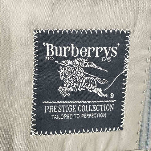 バーバリーズ BURBERRYS シェルボタン チェック柄2Bテーラードジャケット メンズ 175