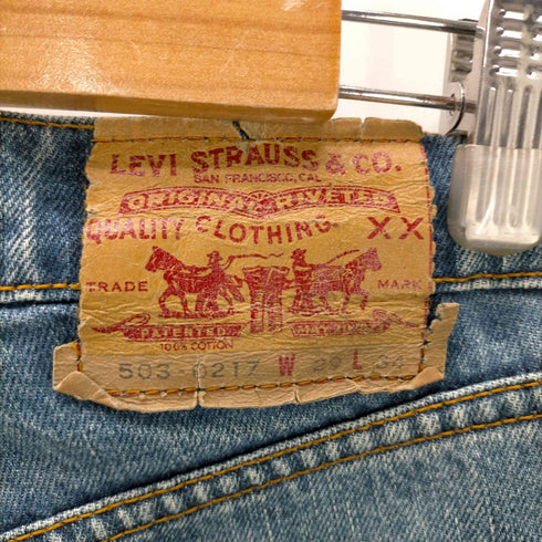 リーバイス Levis 90S 503 ボタン裏 359 刻印 ジップフライ デニム パンツ 1992年製 メンズ W:29 L:34
