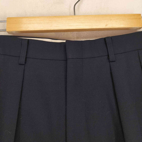 バーバリーズ BURBERRYS 2タックウールスラックス メンズ W91