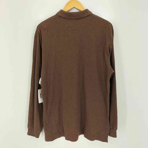 ポロバイラルフローレン Polo by RALPH LAUREN 90s ポニー刺繍 コットン 長袖 ポロシャツ メンズ import:M