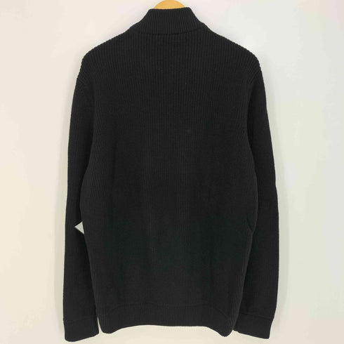 ザラ ZARA リブ ダブルジップ ドライバーズニット メンズ import:XL