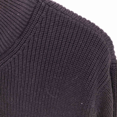 ザラ ZARA リブ ダブルジップ ドライバーズニット メンズ import:XL