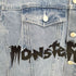 MONSTER 両面プリント デニムジャケット メンズ L