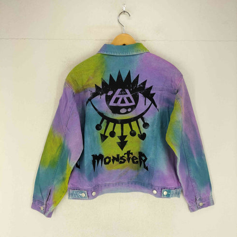 MONSTER 両面プリント デニムジャケット メンズ L