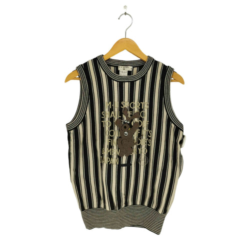 M.U.SPORTS パイル刺繍ニットベスト メンズ 40