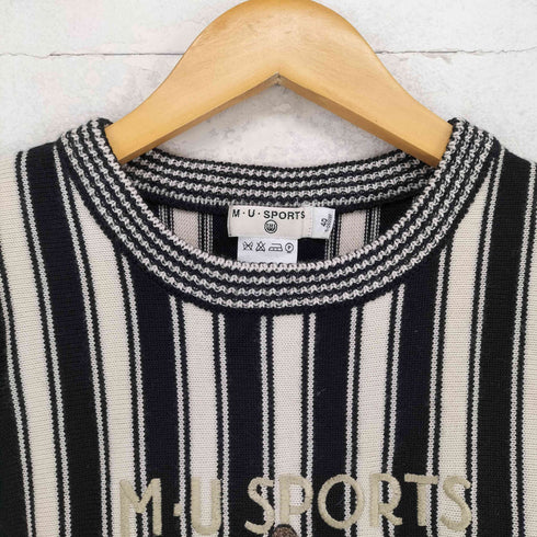 M.U.SPORTS パイル刺繍ニットベスト メンズ 40