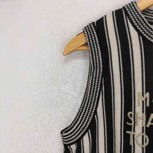 M.U.SPORTS パイル刺繍ニットベスト メンズ 40