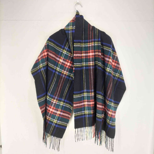 cashmere カシミヤ100% フリンジマフラー メンズ