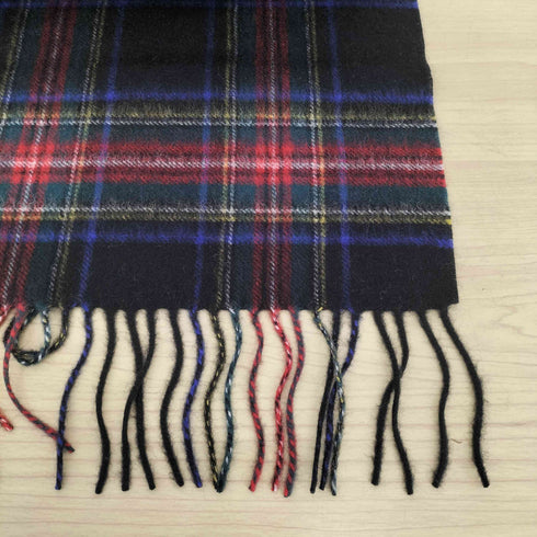 cashmere カシミヤ100% フリンジマフラー メンズ