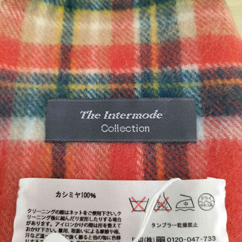 cashmere カシミヤ100% フリンジマフラー メンズ