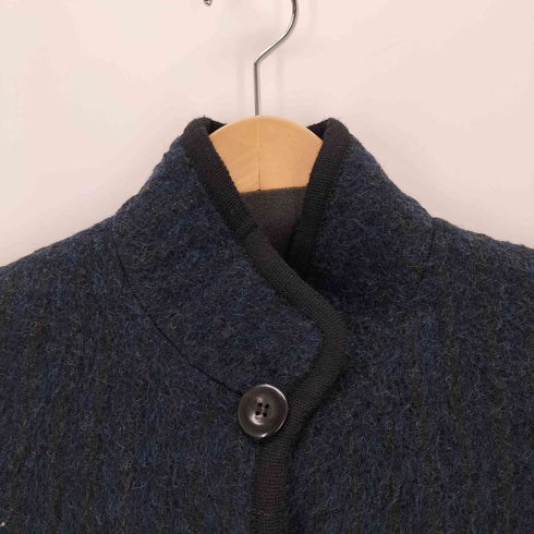 アルマーニコレツィオーニ ARMANI COLLEZIONI イタリア製 スタンドカラーウールコート レディース 38