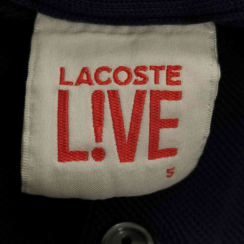 ラコステライブ Lacoste Live ヘンリーネック 鹿の子 ポロシャツ メンズ import:S