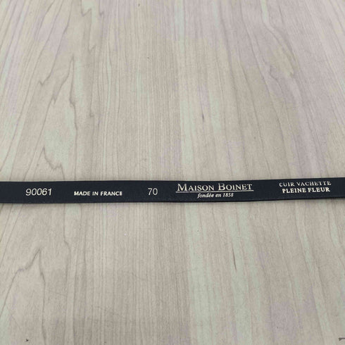 メゾンボアネ maison boinet MADE IN FRANCE ゴールドバックルベルト レディース 70