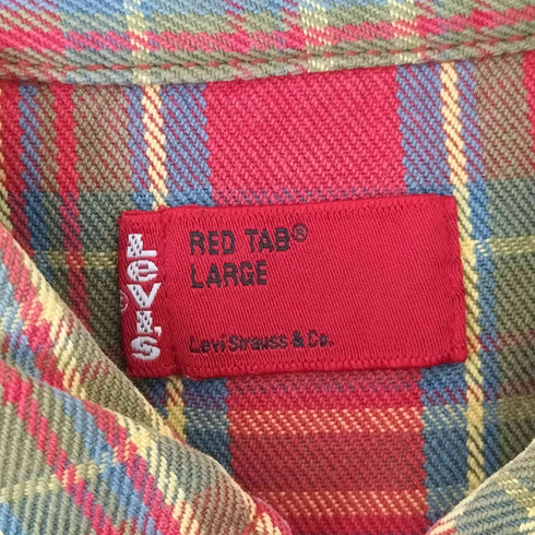 リーバイス Levis RED TAB ウエスタンチェックネルシャツ メンズ JPN:L