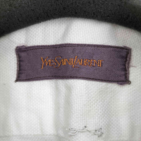 イヴサンローラン Yves Saint Laurent 80-90S L/S レギュラーカラーシャツ メンズ FR:38