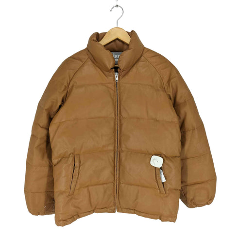 コリスコ CORISCO pig leather 豚革 レザーダウンジャケット メンズ JPN:M