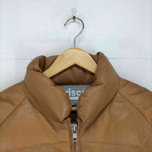 コリスコ CORISCO pig leather 豚革 レザーダウンジャケット メンズ JPN:M