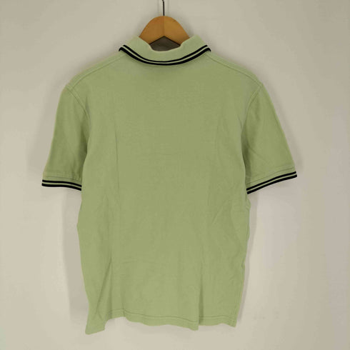 フレッドペリー FRED PERRY 英国製 ロゴ刺繍 S/S 鹿の子 ポロシャツ メンズ 38