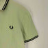 フレッドペリー FRED PERRY 英国製 ロゴ刺繍 S/S 鹿の子 ポロシャツ メンズ 38