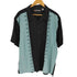ジョンヘンリー JOHN HENRY バイカラー ストライプ S/S キューバ 開襟シャツ メンズ import:XL