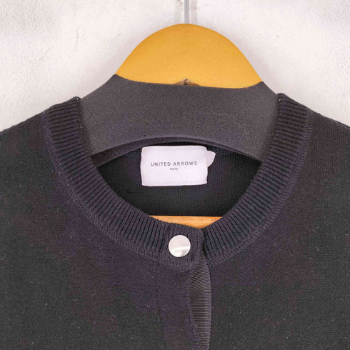 ユナイテッドアローズ UNITED ARROWS スナップボタン コットンカーディガン レディース