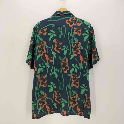 ピーエスポールスミス PS Paul Smith フローラル 総柄 プリント S/S オープンカラー アロハ シャツ メンズ import:XL